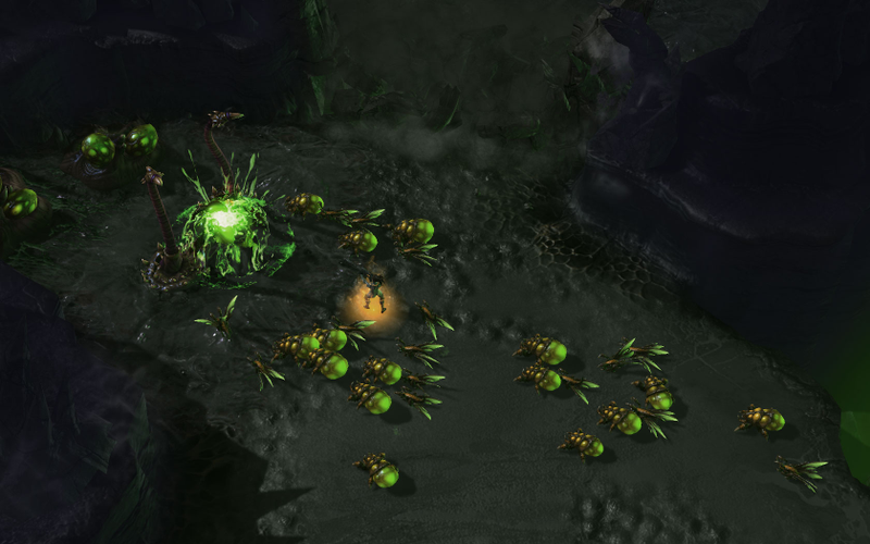 Illustration for article titled New StarCraft II: Heart of the Swarm Screen Shots, Annotated For Your Pleasure